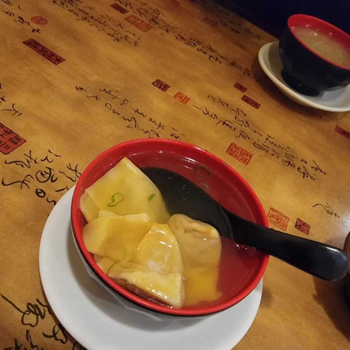 wonton soup 云吞汤